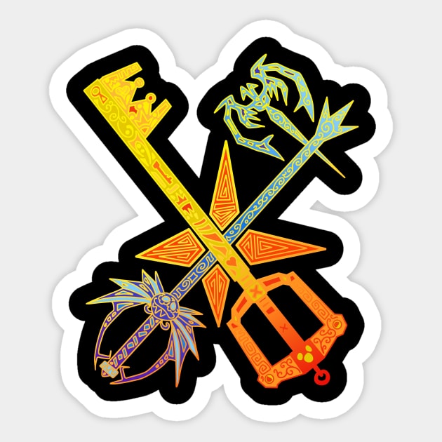 Keys of the kingdom Sticker by paintchips